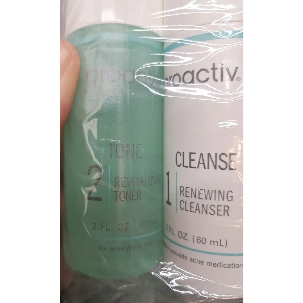 New Proactiv 30 Day 3 Piece Kit Step System  CLEANSE & Tone 2oz REPAIR 1oz Acne